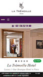 Mobile Screenshot of hotel-tremoille.com